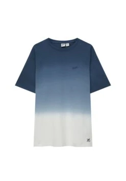 PULL & BEAR Short Sleeve Ombré- T-Shirt Con Stampa - Blue -PULL - BEAR Negozio d444925f7f3549dd875287e6a8b1037e