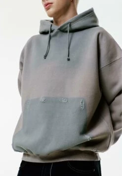 PULL & BEAR OMBRÉ - Felpa Con Cappuccio - Grey -PULL - BEAR Negozio d573bb45d1b4440ab288ee977ad44487