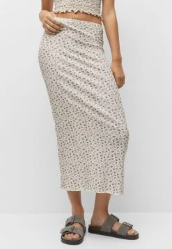 PULL & BEAR Floral-MidiGonna A TubinoBeige Donna Gonne PUC21B0KE-B11