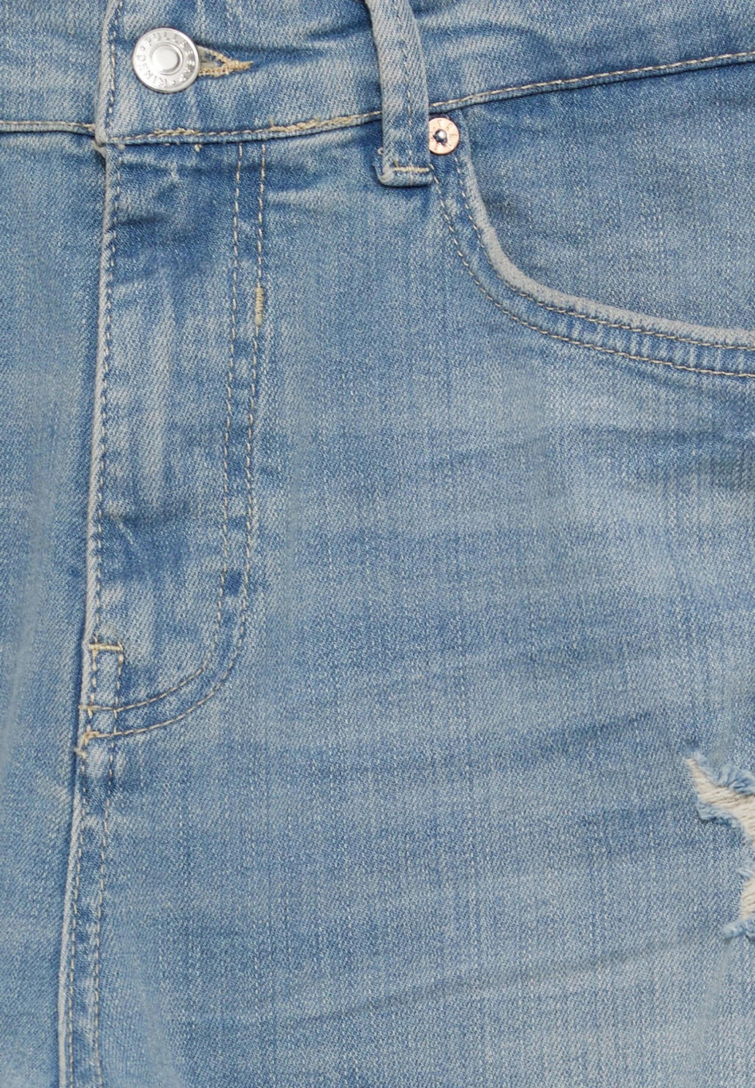 PULL & BEAR Ripped Carrot FitJeans Tapered FitLight Blue Denim Uomo Jeans PUC22G0NI-K12 9 PULL & BEAR Ripped Carrot FitJeans Tapered FitLight Blue Denim Uomo Jeans PUC22G0NI-K12 - immagine 7