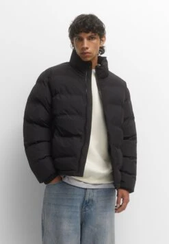 PULL & BEAR Basic Coloured-Puffer Giacca InvernaleBlack Uomo Giacche PUC22T0T6-Q11