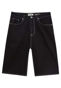 PULL & BEAR Baggy Fit Wide-Leg-Bermuda Shorts Di JeansBlack Uomo Jeans PUC22F0DH-Q11 -PULL - BEAR Negozio d9c8454622994c609033514c243b2e55