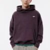 PULL & BEAR STWD EMBROIDERED LOGO - Felpa Con Cappuccio - Mauve -PULL - BEAR Negozio dc41ee2cf925446eb191e34a3f68f605