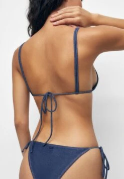 PULL & BEAR Print - Bikini Pezzo Sopra - Blue -PULL - BEAR Negozio df5847d2988f4ea79451fa7f34344559