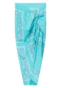 PULL & BEAR Printed Bandana-Style SarongAccessorio Da SpiaggiaBlue Donna Moda Mare PUC81H00E-K11 -PULL - BEAR Negozio dfd581fe00824795acebcaaeafb0ab94