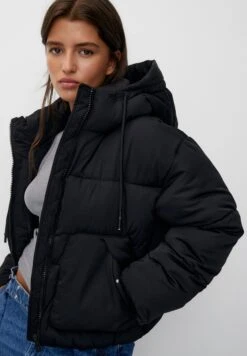 PULL & BEAR CroppedGiacca InvernaleBlack Donna Giacche E Blazer PUC21U0G6-Q11 -PULL - BEAR Negozio e0c4379283244423b97ac7b4b8fe1d2e