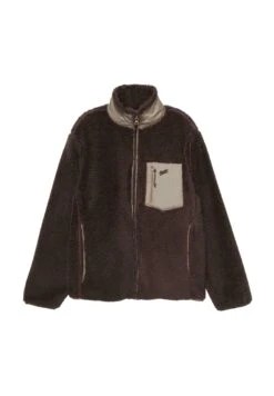PULL & BEAR Giacca In Pile - Brown -PULL - BEAR Negozio e1b4e76112904f609b9c9c3863a4c781