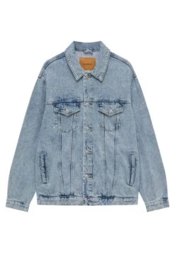 PULL & BEAR With PocketsGiacca Di JeansBlue Denim Uomo Giacche PUC22T0RN-K12 -PULL - BEAR Negozio e2b160ee5bf54239b39ceb0c42d87f6b