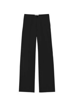 PULL & BEAR Regular Fit With Darts - Pantaloni - Black -PULL - BEAR Negozio e44cca2e14a84605a14a07a22acf6631