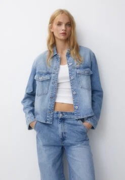 PULL & BEAR With PocketsGiacca Di JeansBlue Denim Donna Giacche E Blazer PUC21G0IL-K11