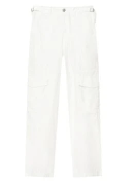 PULL & BEAR Adjustable WaistPantaloni CargoWhite Donna Pantaloni PUC21A0U8-A11 -PULL - BEAR Negozio e5c765b73ca24bb19f0cdb16d9c27302