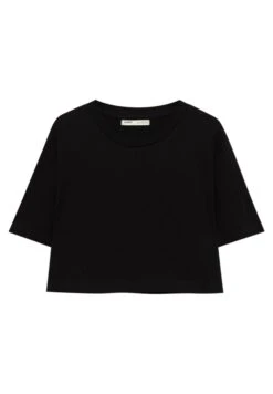 PULL & BEAR Cropped T-Shirt BasicBlack Donna T-shirt E Top PUC21D2A0-Q11 15 PULL & BEAR Cropped T-Shirt BasicBlack Donna T-shirt E Top PUC21D2A0-Q11 -PULL - BEAR Negozio e69a2284f59743688eb678504a05ce5f