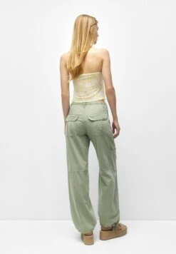PULL & BEAR FinePantaloniKhaki Donna Pantaloni PUC21A0U6-N11 -PULL - BEAR Negozio e80a9b0e7e0f497e86ce7a651cc9b5c0
