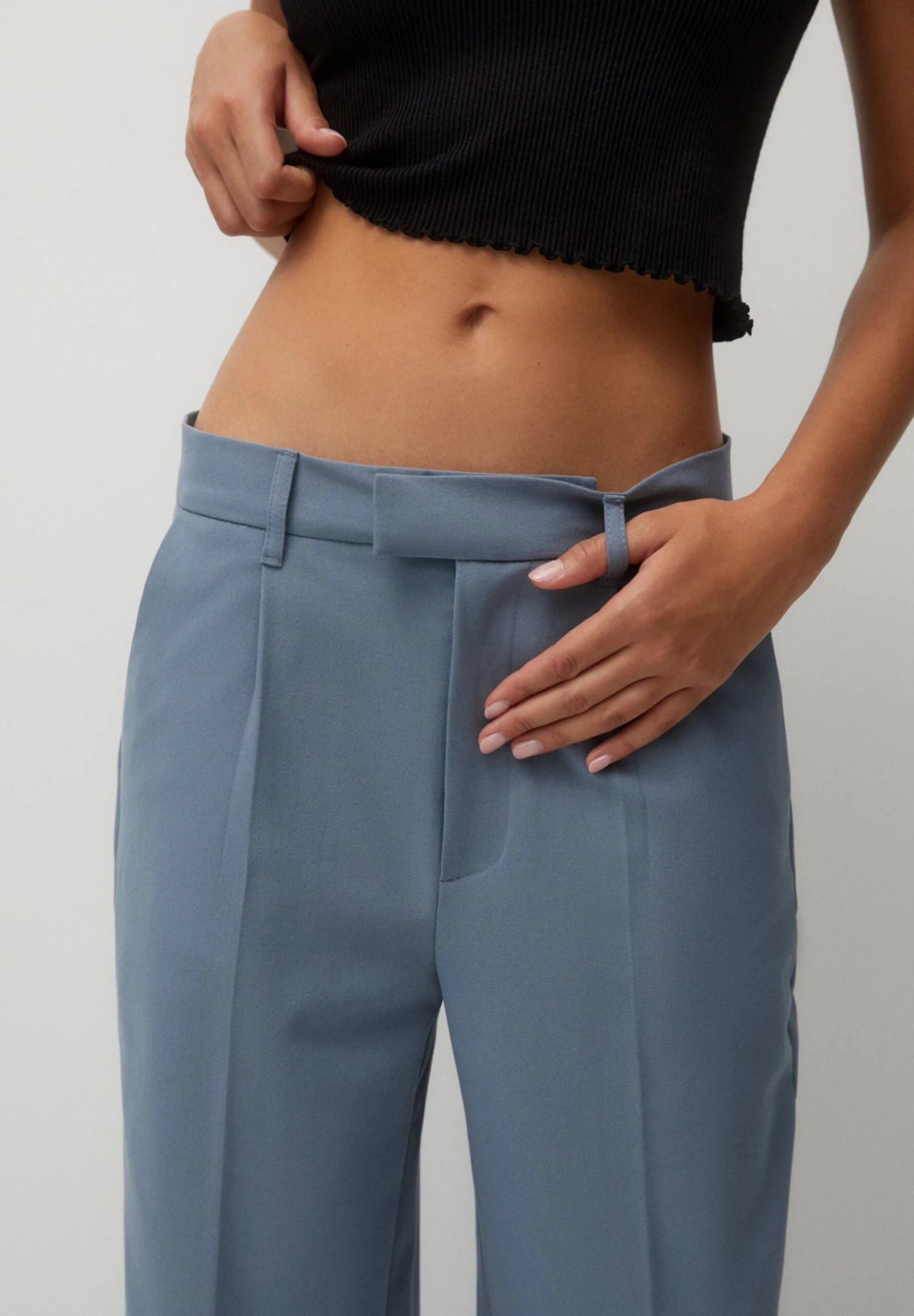 PULL & BEAR Darted SmartPantaloniBlue Grey Donna Pantaloni PUC21A0SV-K12 6 PULL & BEAR Darted SmartPantaloniBlue Grey Donna Pantaloni PUC21A0SV-K12 - immagine 4