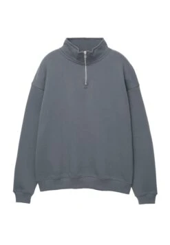 PULL & BEAR BASIC QUARTER-ZIP - Felpa - Dark Grey -PULL - BEAR Negozio ea1e1e8fda3a4cc881a6284e6992f921