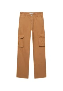 PULL & BEAR BasicPantaloni CargoCamel Donna Pantaloni PUC21A0UZ-B11 -PULL - BEAR Negozio eb18f5eea2734e3ca4877f85c1cd855d
