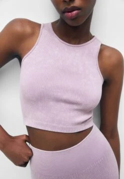 PULL & BEAR Faded Comfort Tank TopLilac Donna T-shirt E Top PUC21D2E8-I11 -PULL - BEAR Negozio eb224fe10631487bb0940a68fca67411