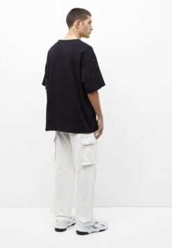 PULL & BEAR With Contrast Stitching Pantaloni CargoMottled Beige Uomo Pantaloni PUC22E0DX-B11 -PULL - BEAR Negozio eb4fe02274d945a0b49f10403f4d6d2c