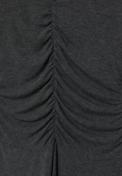 PULL & BEAR ASYMMETRIC GATHERED - MIDI - Vestito Di Maglina - Dark Grey -PULL - BEAR Negozio f17533da5b6448a3a204fdc4a0c620c3