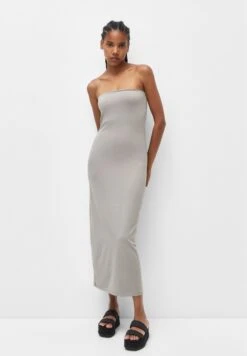 PULL & BEAR StraplessMidiTubinoOchre Donna Vestiti PUC21C14Z-O11