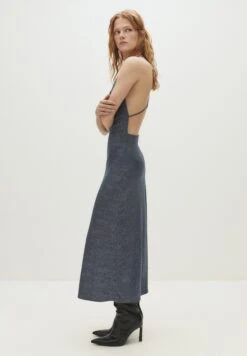 PULL & BEAR SHIMMERY DRAPED - MIDI - Vestito Elegante - Grey -PULL - BEAR Negozio f74b415aa8a348ceb0429340dc9b7ed3