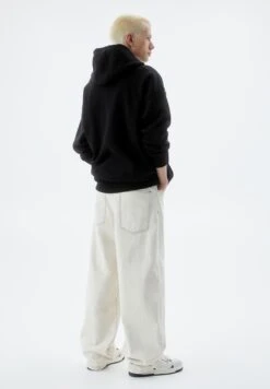 PULL & BEAR Baggy Extra Wide-Leg- Jeans A Sigaretta - Beige -PULL - BEAR Negozio f8619a1f0efc43d58a00dfba5aa42971