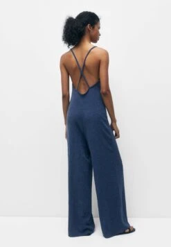 PULL & BEAR Long Fitting - Tuta Jumpsuit - Blue -PULL - BEAR Negozio f9797e9dc9ee4fd0ad146647b2022e07