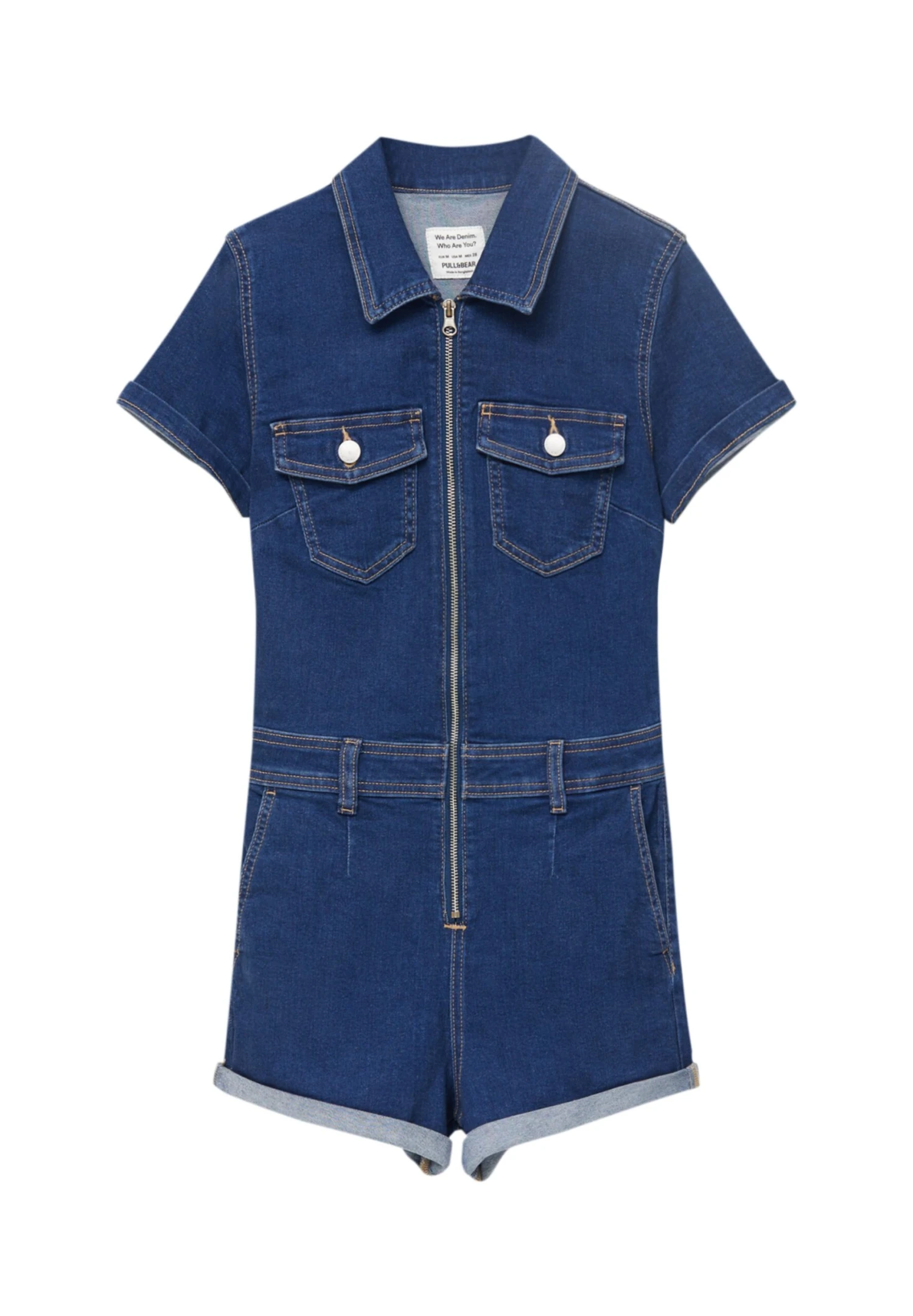 PULL & BEAR Tuta JumpsuitBlue Denim Donna Tute Jumpsuit PUC21T0AD-K11 7 PULL & BEAR Tuta JumpsuitBlue Denim Donna Tute Jumpsuit PUC21T0AD-K11 - immagine 5