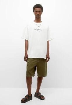 PULL & BEAR San FranciscoT-Shirt Con StampaWhite Uomo T-shirt E Polo PUC22O1N2-A11 -PULL - BEAR Negozio fe8c42d332f74c7d9de4be9b05844252